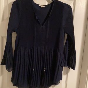 Jane and Delancey Navy top